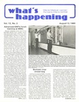 What's Happening: August 13, 1980