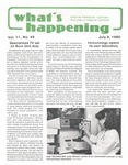 What's Happening: July 9, 1980